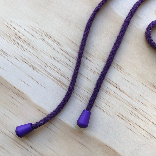 Cord & 6 Bell Stops Pack - Purple
