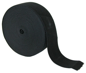 UNI-TRIM 50mm Double Knitted Black Elastic